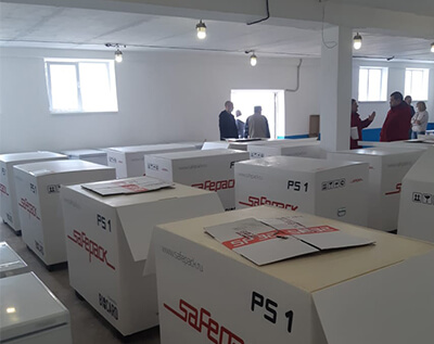 Термоконтейнеры Safepack PS 1 на складе в Крыму. Biocard - перевозки термозависимых грузов с температурным режимом по России 